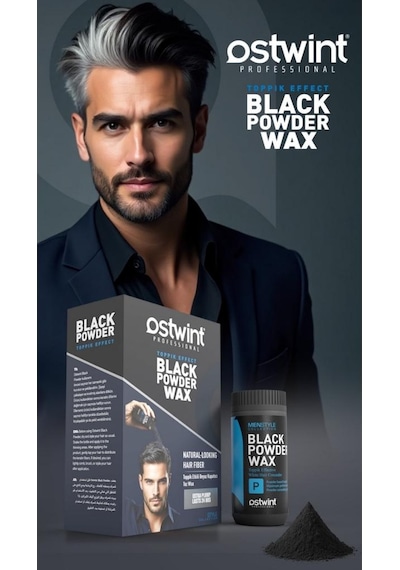 Ostwint Professional Siyahlaştırıcı Şekil Verici Topik Etkili Pudra Wax 20 G