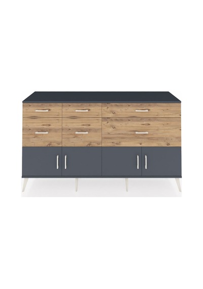 Hyperion Konsol Tek Raflı 6 Çekmeceli 4 Kapaklı 176x44x99 Antrasi Antrasit-antrasit/çam Hyperion Konsol Tek Raflı 6 Çekmeceli 4 Kapaklı 176x44x99 Antrasi Antrasit-antrasit/çam