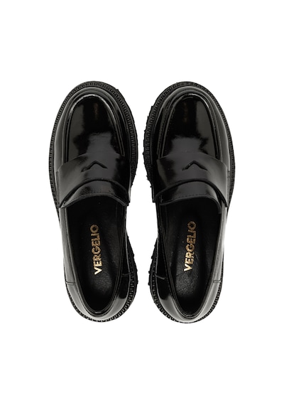 Nero Black Sneaker Günlük Kadın 25k11516xr Vergelio Skin Vernice Nero Bej