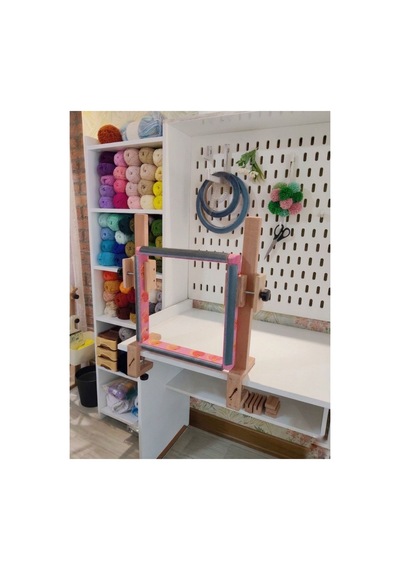Masaüstü Tufting Tezgahı 30cm İle 70cm Arası Tüm İğneli/telli Kasnak Bağlanabilir Özellik