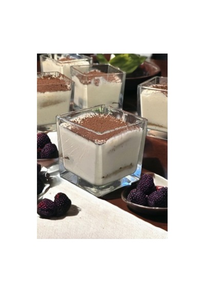 6 Lı Magnolia Cup Kase Cam Magnolya Puding Tatlı Dondurma Kasesi Sunum Seti Şeffaf Şeffaf