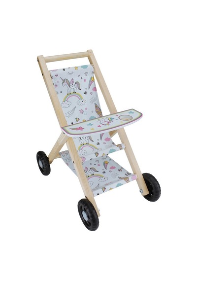 Çg71 Okutan. Ahşap Bebek   Arabası