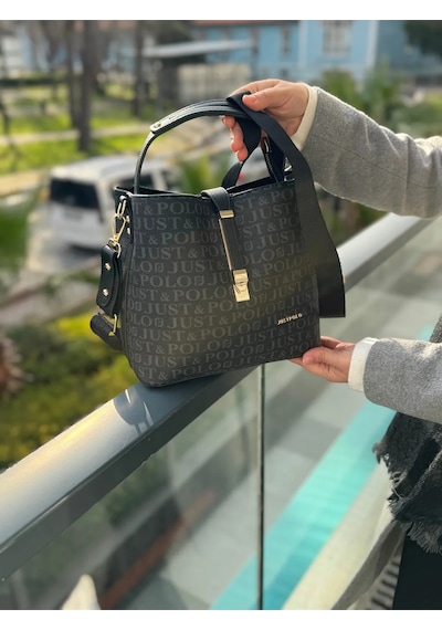 Just Polo Kadın Yeni Sezon El Ve Omuz Çantası Mh6000mh Siiyah