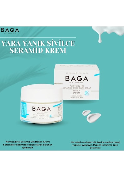 Baga Nemlendirici Seramid Cilt Bakım Kremi 50 ML