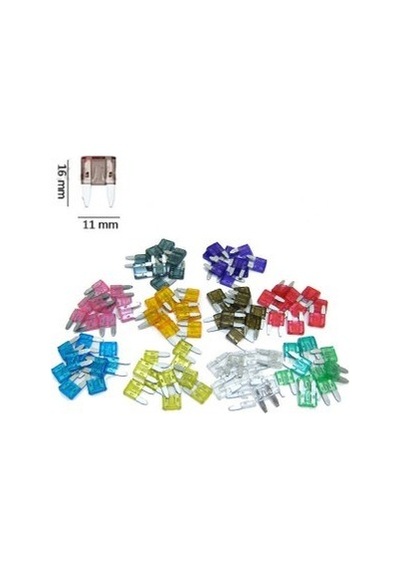 Otomobil Araba için Karışık Japon küçük Sigorta Set 100 Adet N11.1079