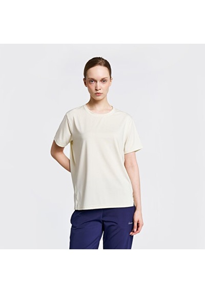 Lescon Kadın Antrenman Kısa Kol T-shirt 26b-2067 Beyaz