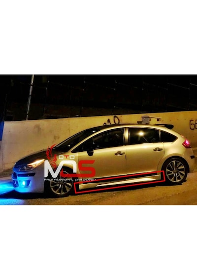 Citroen C4 Gtx Marşpiyel Takım Fiberglass Boyasız