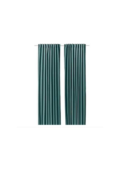 Ikea Sanela Fon Perde 140x300 Cm Turkuaz