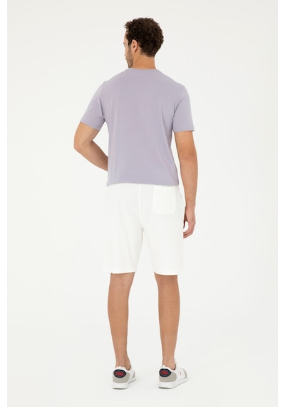 U.s. Polo Assn. Erkek Ekru Şort Örme 50282010-vr019 Ekru