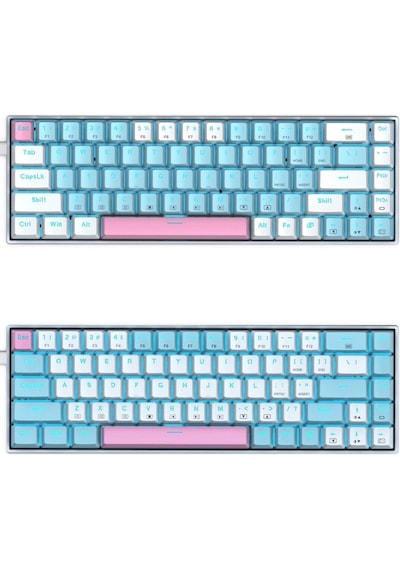 E-Yooso Z-686 Kırmızı Switch Kablolu Mini Mekanik Klavye