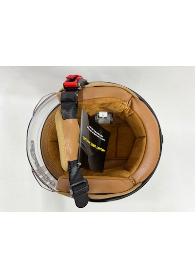 Nero Tk-06 Şefaf Vizörlü Yarım Açık Kask Mat Y4 Çok Renkli
