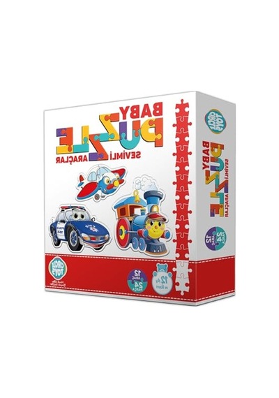 Sevimli Araçlar Temalı Bebek Puzzle Seti, Eğlenceli Ve Öğretici Oyun