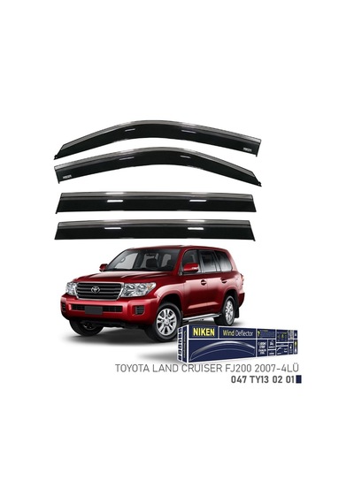 Niken Toyota Land Cruiser Fj200 2007- Kromlu Cam Rüz.4 Lü