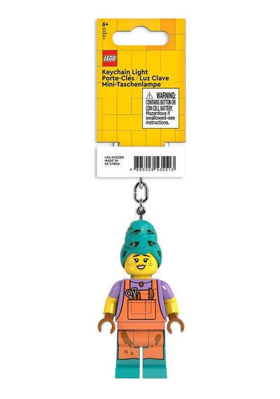 Lego Minifigures Ke225h Ceramic Girl Led Key Chain