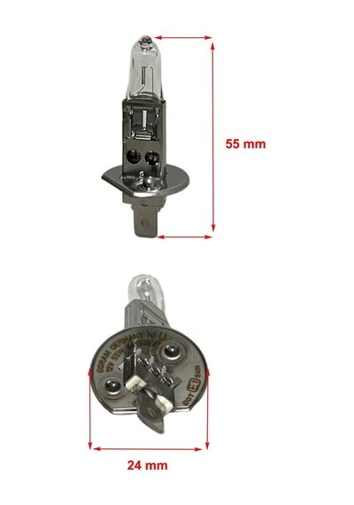 H1 12v 55w %30 Fazla Işık Far Ampulü