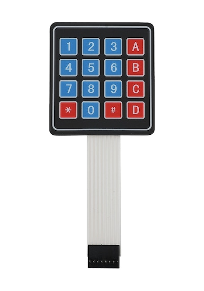 4 x 4 Matrix Membran Keypad 16 Buton Tuş Takımı Keyboard Klavye Alarm Şifre Kilit Röle Kontrol