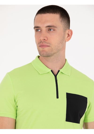 Pierre Cardin Erkek Fosforlu Yeşil Tişört 50263936-vr022 Fosforlu Yeşil