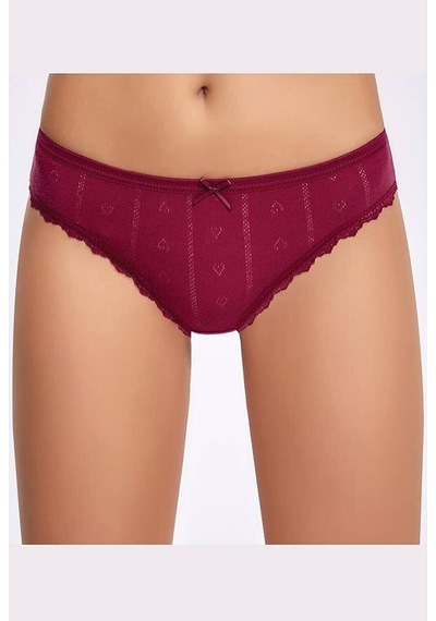 İlke 273 Kadın Jakar Dantelli Bikini Külot