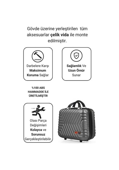G&D Polo Suitcase Abs Seyahat Makyaj Çantası G&D Polo Suitcase Abs Seyahat Makyaj Çantası