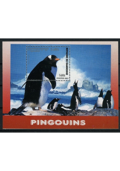 Koleksiyon Pulları,2001 Kamboçya Krallığı,penguenler Özel Blok,damgasız Tam Seri,n11-23