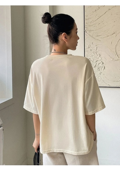 Kadın Lovegang Baskılı Tshirt 001