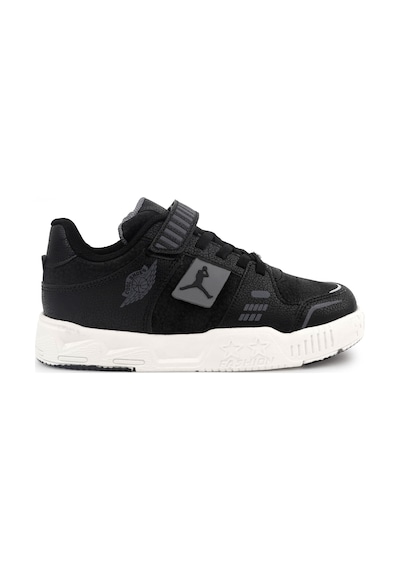 Sneaker Ortopedik Taban Unisex Çocuk Spor Ayakkabı SİYAH-BEYAZ