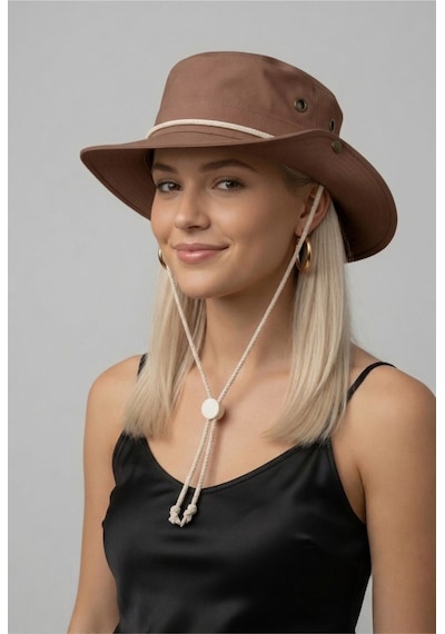 Mollycrush Premium Bordo Unisex Outdoor Safari Balıkçı Modeli Doğa Yürüşü Şapkası Bordo