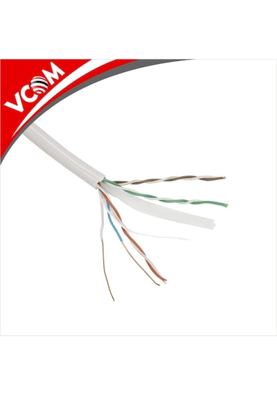 Vcom Nc614-305 Utp Cat6 23 Awg 0.57cca 305mt Gri Kablo