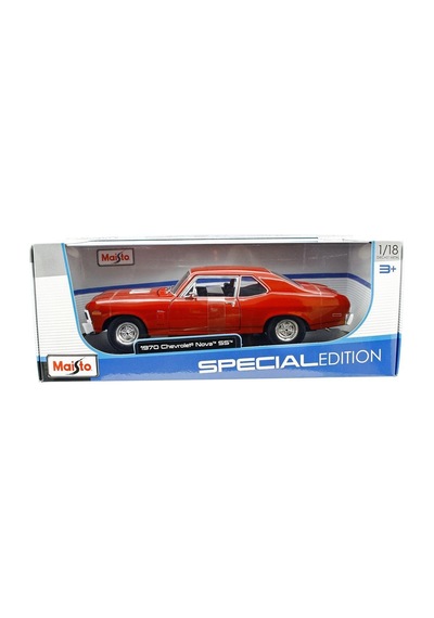 1970 Chevrolet Nova Ss Coupe Model Araba 31132-3 Kırmızı