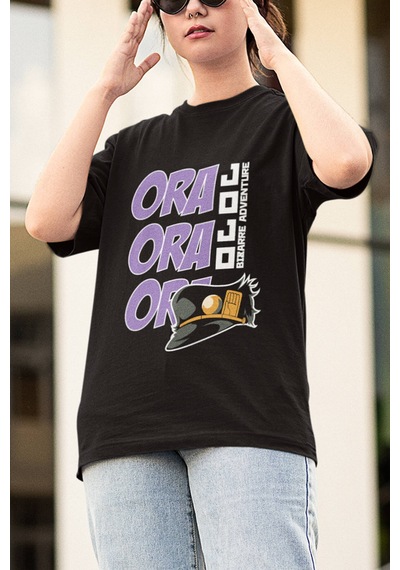 Anime Jojo Ora Ora Ora Tişört