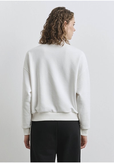 Mavi Logo Baskılı Kırık Beyaz Kadın Sweatshirt M1s10373-70057 Kırık Beyaz
