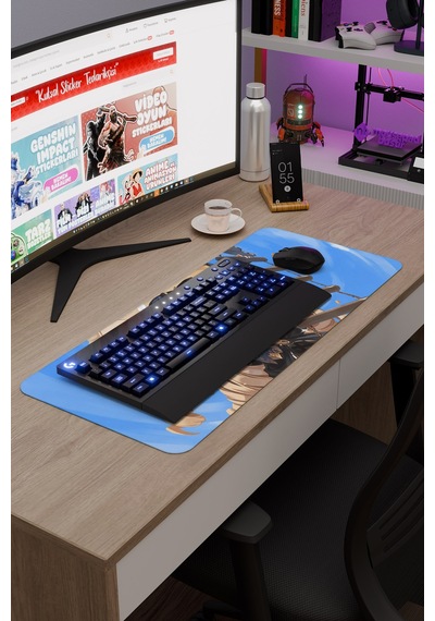 Navia Genshin Impact Anime Gacha V3 - 70x30 Xl Gaming Mouse Pad Fare Altlığı