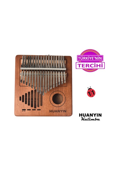 Huanyın Hw17 Wide Edition 17 Tuşlu Kalimba - Türkçe Kılavuz Kitapsiz Alacağim