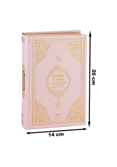 Almanca Mealli Kuran - Pembe