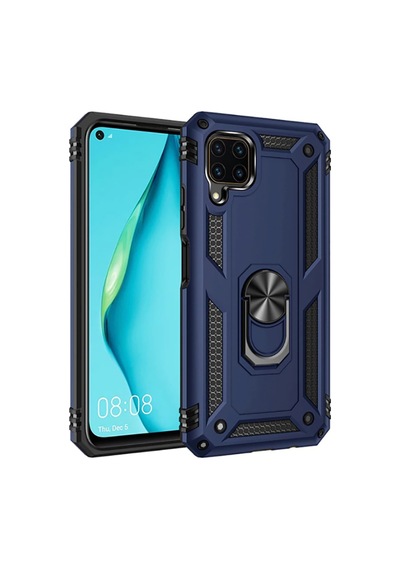 Huawei P40 Lite Kilif Zore Vega Yüzüklü Standli Zirh Kilif 469721097