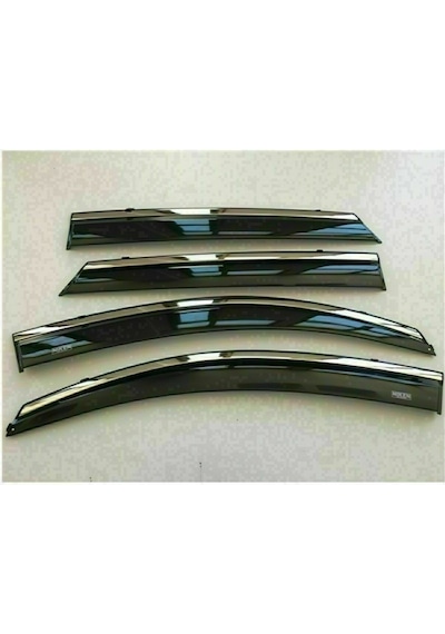 Niken Toyota Uyumlu Corolla 2007-2014 Kromlu Cam Rüzgarlığı 4lü Parça