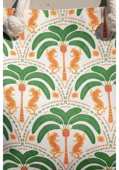 Rivaistanbul Tropical Tiger Plaj Çantası Çok Renkli