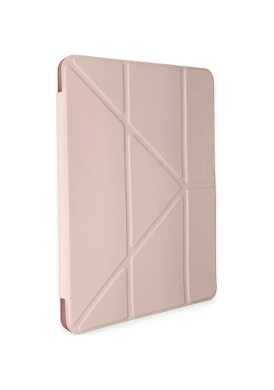 Mey İthalat Apple iPad Air 4 10.9 Kılıf Kalemlikli Mars Tablet Kılıfı - Rose Gold