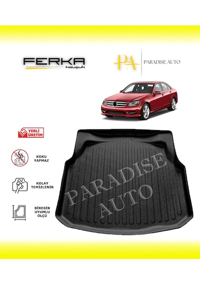 Mercedes-benz C Serisi W204 Plastik Setli 2007-2013 Bagaj Havuzu