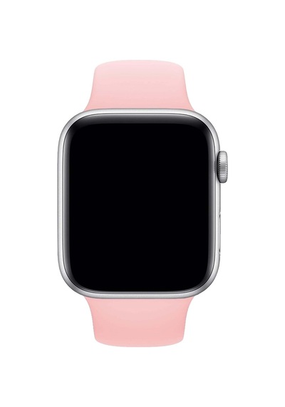 Apple Watch 6/7/8/9/10/se/ultra/ultra 2 44/45/49mm, Seri 10 46mm, Seri 11 46mm İle Uyumlu Silikon Spor Kayış, Pembe