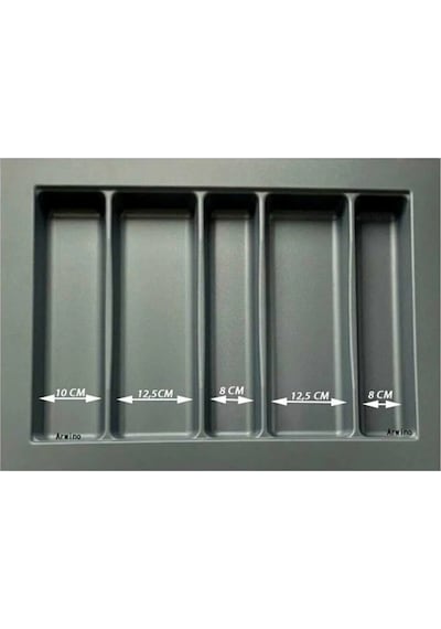  67/49 Cm 2'li Takım Cekmece Içi Kasıklık Ve Kepçelik Grı 61/40 Cm Kadar Kesılebılır 