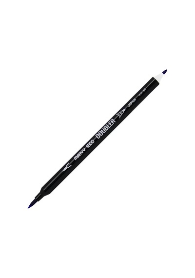 Marvy 1800-50 Brush Pen Çift Uçlu Fırça Kalem Ultra-marine
