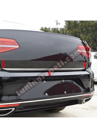 Vw Passat B8 2015 - 2020 Bagaj Alt Çıtası Paslanmaz Çelik N11.2882