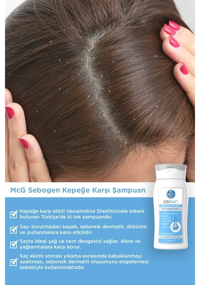 MCG Sebogen Kepeğe Karşı Etkili Şampuan 200 ML