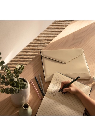 Büyük Ciltli Defter, 240 Çizgili Defter Sayfaları, Siyah, 7,5 X 10 İnç Çok Renkli