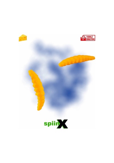 Spıınx Larva Silikon Yem 35mm 14lü Peynir Aromalı Renk: Mustard 44