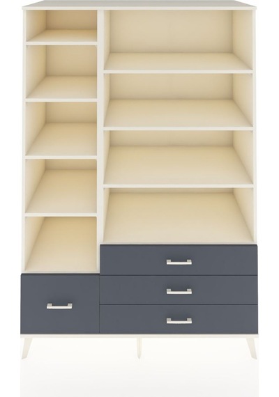 Kronos Dolap 9 Raflı 4 Çekmeceli 132x59x195 Aytaşı-aytaşı/an... Aytaşı