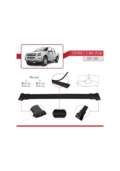 Chevrolet D-max Rt50 2012-2015 Arası İle Uyumlu Fly Model Ara A