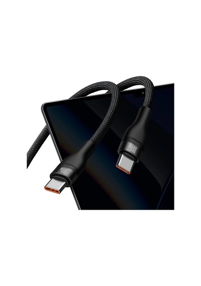 Baseus Flash Iı Siyah 2in1 100w Şarj Kablosu 1.5m