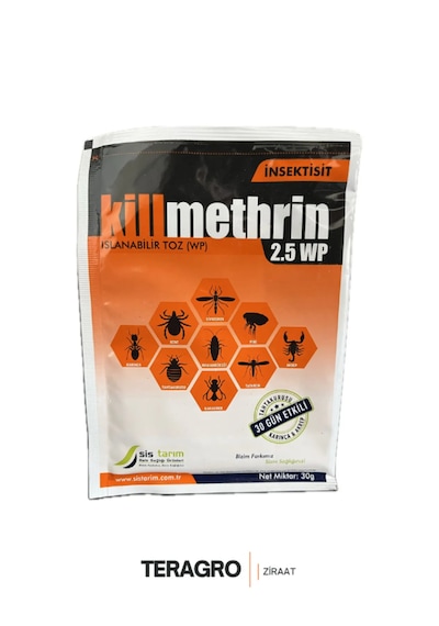 Sis Tarım Killmethrin Toz Böcek Karınca Zehiri 2,5 Wp 30 G